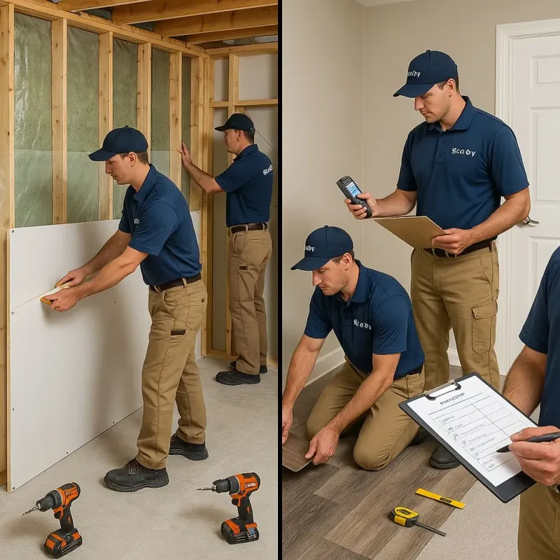 Repairs and Reconstruction process in Rushford, MN